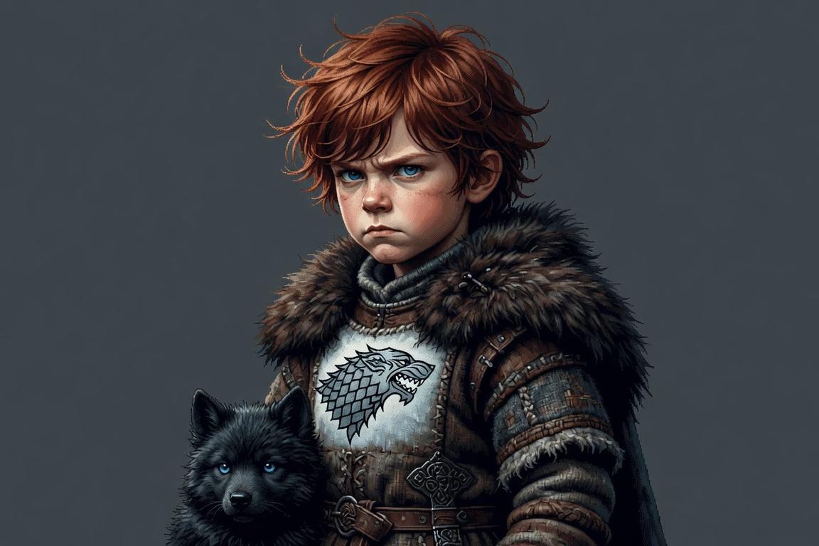 Portrait of Rickon Stark